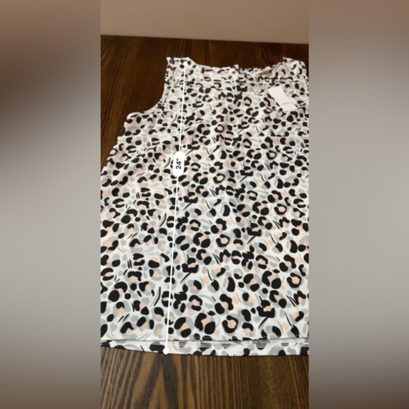 Loft Sleeveless Print Blouse in Women’s S pink grey white lightweight - Picture 11 of 13